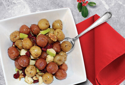 Warm Winter Potato Salad with Cranberries