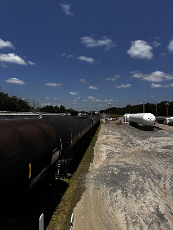 The Arkansas terminal operates alongside the DeQueen and Eastern Railroad, a Class III short-line railroad located in southwest Arkansas and owned by Patriot Rail Company of Jacksonville, Fla.