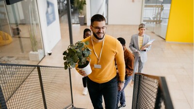 Employees return to the office