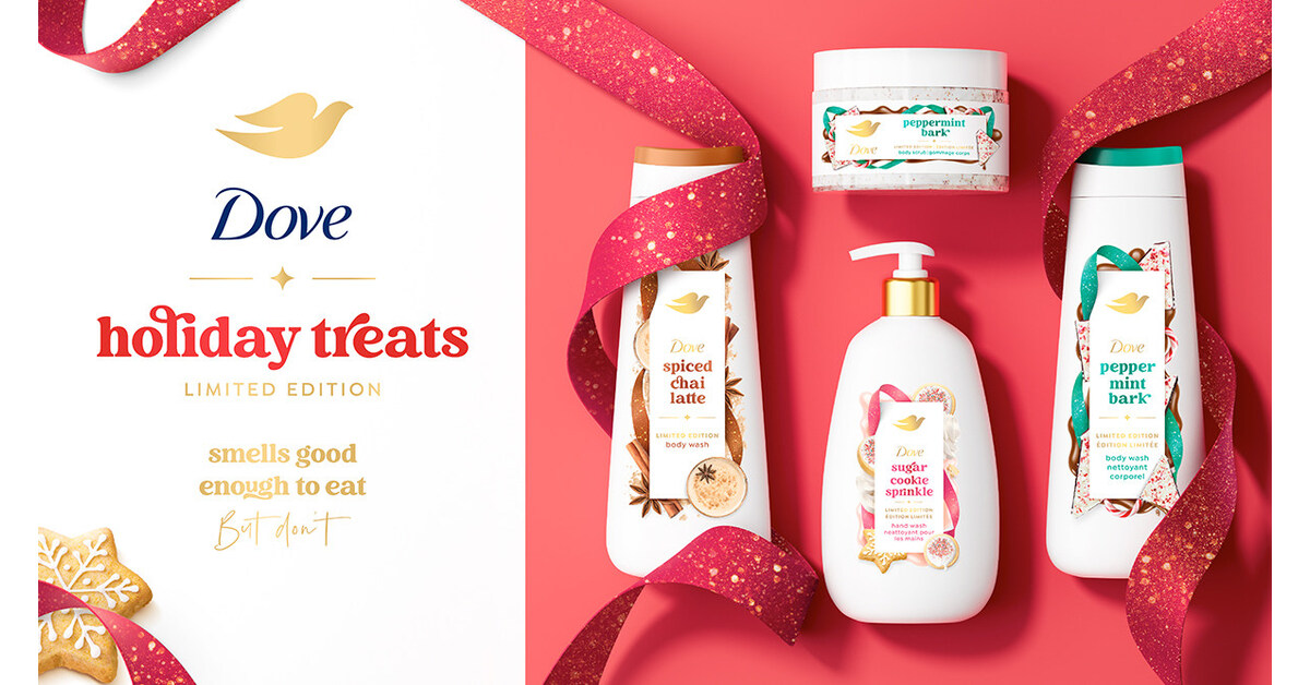 TRW GET READY TO SEASON SHAMELESSLY: THE DOVE HOLIDAY TREATS COLLECTION IS AVAILABLE NOW NATIONWIDE