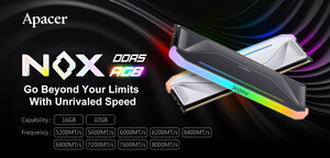 Apacer Luncurkan "NOX RGB DDR5 Gaming Memory" bagi "Pro Gamers"