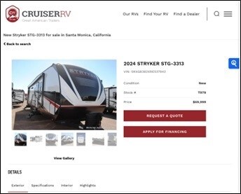 Heartland RV, Cruiser RV & DRV Luxury Suites to Launch New Inventory & Digital Retailing Experience in Partnership with Rollick