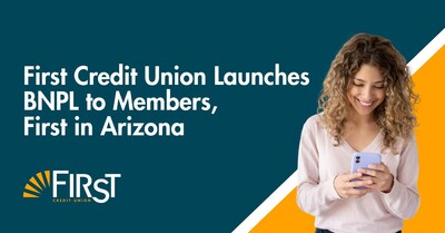 First Credit Union’s FirstFunds BNPL program serves its members through their shopping journey, and includes both a pre-purchase feature that gives members access to extra funds prior to shopping, and a post purchase feature that converts eligible debit card transactions into installment loans.