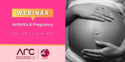 <div>Arthritis Research Canada Presents Latest Arthritis & Pregnancy Research in Free Webinar</div>