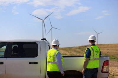 The Clearwater Wind Energy Center is operated by a subsidiary of NextEra Energy Resources. During construction, the project created up to 350 jobs. (Source: Portland General Electric)