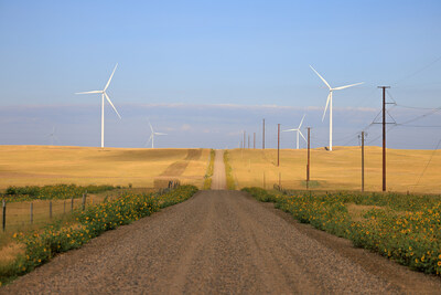 The Clearwater Wind Energy Center delivers higher levels of production in the winter and summer - periods of peak demand for Oregon customers. (Source: Portland General Electric)