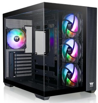 View 380 TG ARGB ATX Mid Tower Black