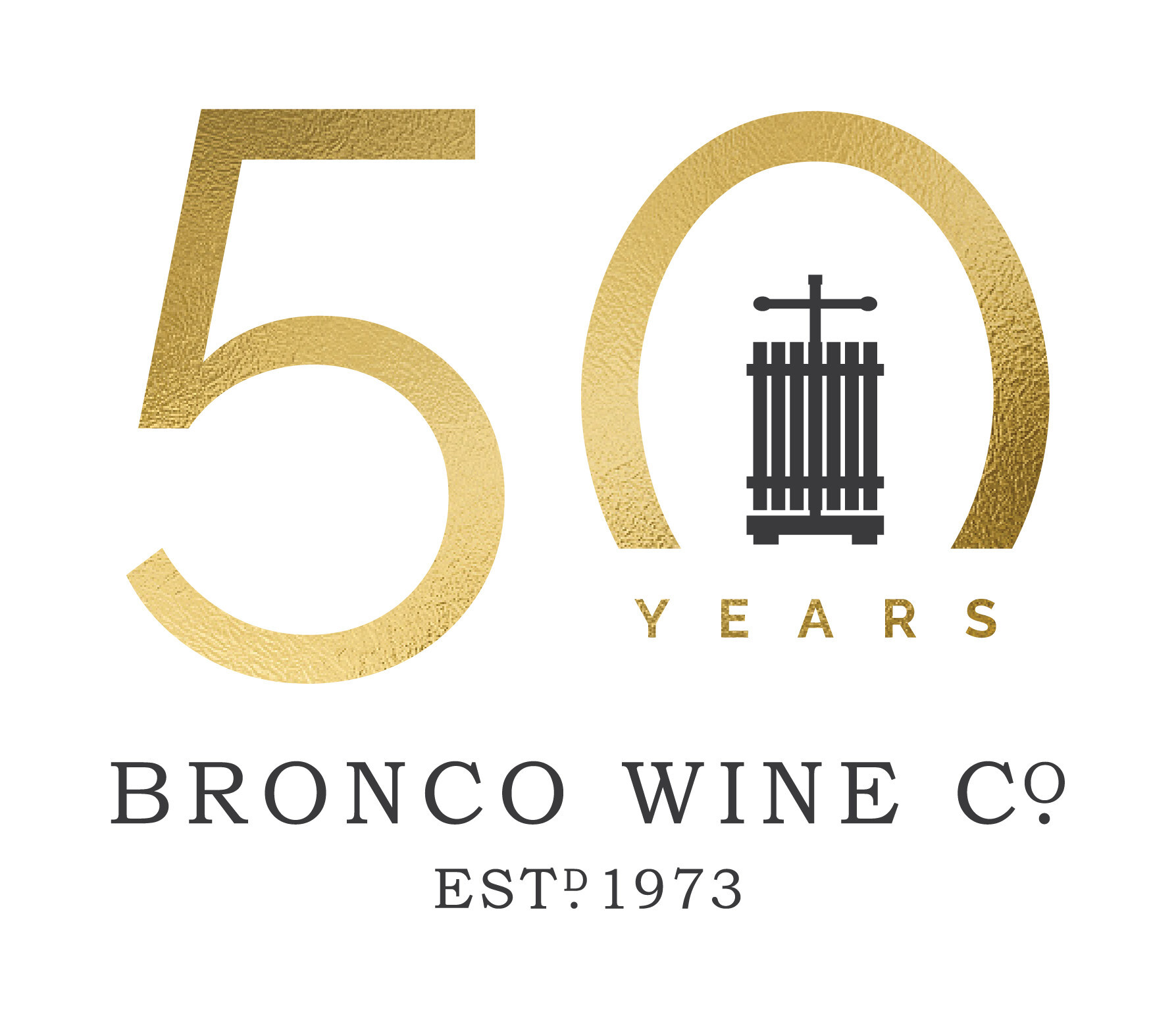 Bronco Wine Co. 50th Anniversary Logo