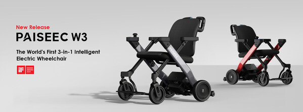 Paiseec Launches the W3: A Revolutionary 3-in-1 Electric Wheelchair Signifying the Future of Mobility Solutions