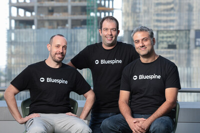 Bluespine Founders - from left to right - Gal Frishman -David Talinovsky -Yossi Mansano