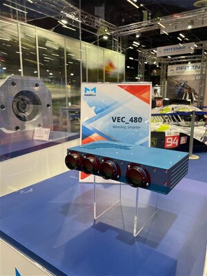 Marelli presents VEC_480, its new AI-based Electronic Control Unit for engine and vehicle control in motorsport applications, at the Professional MotorSport World Expo in Cologne.