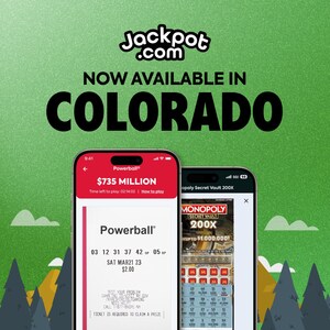 Jackpot.com Launches in Colorado Providing Consumers Mobile Lottery Access Across the Centennial State