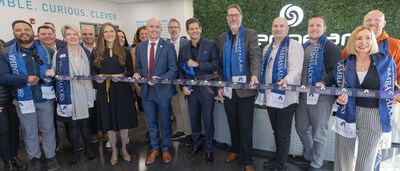 BEDGEAR celebrates grand opening of "The Peak" with a ribbon-cutting ceremony featuring Salt Lake City Mayor Erin Mendenhall, Utah Governor Spencer Cox, BEDGEAR Founder/CEO Eugene Alletto,  and members of The Salt Lake Chamber.