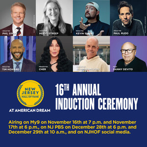 NJ Hall of Fame at American Dream Welcomes Home Meryl Streep, Paul Rudd, Phil Simms, and 18 Other Jersey Legends