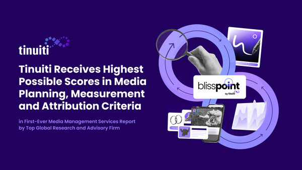 Tinuiti Receives Highest Possible Scores in Media Planning, Measurement and Attribution Criteria in First-Ever Media Management Services Report by Top Global Research and Advisory Firm; Tinuiti is the only agency to receive the highest possible score in the Media Planning criterion (PRNewsfoto/Tinuiti)