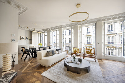 Experience Parisian elegance in Pacaso's newest apartment, meticulously renovated on the 3rd floor of a charming mid-19th century building—now available for $605,000 USD for a 1/8 share.