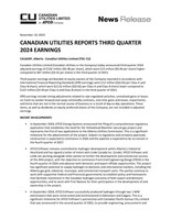 Canadian Utilities Q3 2024 release (CNW Group/Canadian Utilities Limited)