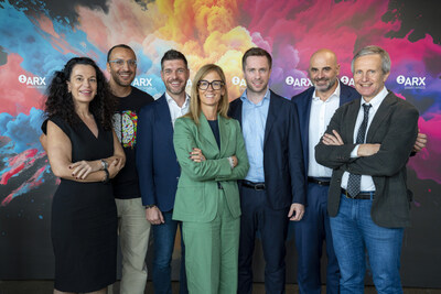 ARX Group Management (from left: Edda Rettinger, Aymen Cheikh Mhamed, Andrea Galli -Group CEO-, Cristina Pagani, Roberto Schuerch, Davide Merlini, Andrea Polli)