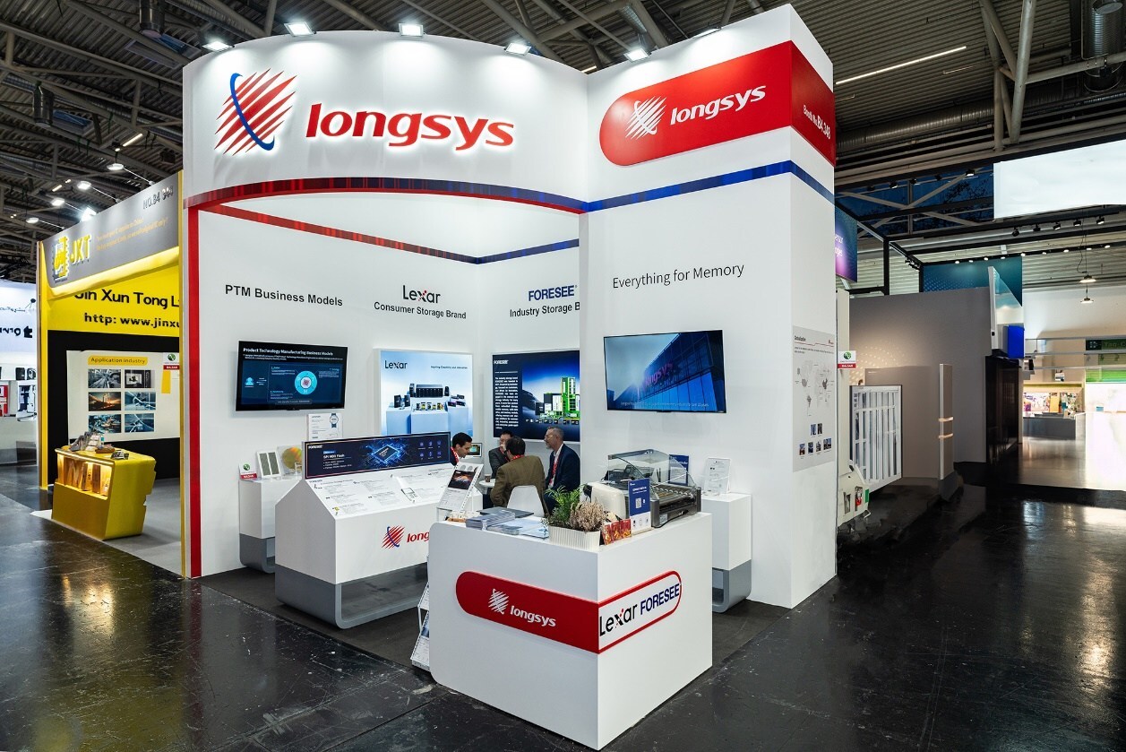 Longsys stellt neue Produkte auf der Electronica München vor, PTM-Geschäftsmodell treibt innovative Speicherlösungen für die Automobilbranche an