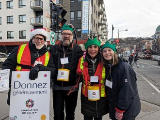 La Guignolée Dr Julien est lancée ! (Groupe CNW/Fondation Dr Julien)