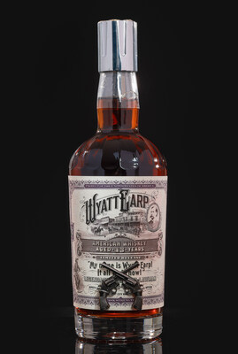 Boston International Papierservietten 3-lagig – Whiskey 1866 Design, 20 Stück, 12,7x12,7 Cm, Für Partys & Feiern