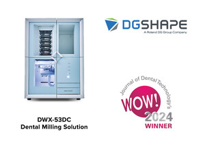 Roland DGA's DGSHAPE DWX-53DC Dental Milling Solution Receives 2024 WOW! Award from JDT Magazine