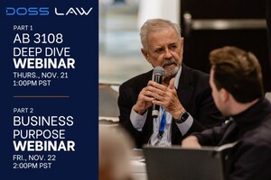 Doss Law Announces Interactive Two-Part Webinar Series on AB 3108 Compliance and Business Purpose Lending