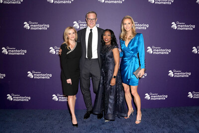 NEW YORK, NEW YORK - NOVEMBER 13: (L-R) Reese Witherspoon, John Griffin, Dr. Heather D. Wathington and Amy Griffin attend the iMentor 25th Anniversary Champions Dinner at The Metropolitan Museum of Art on November 13, 2024 in New York City. (Photo by John Nacion/Getty Images for iMentor)