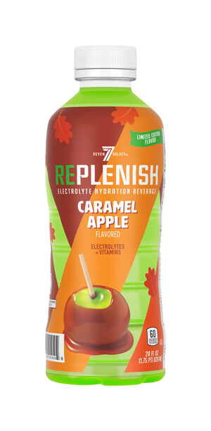 7-Eleven Unveils New Bottle Design for 7-Select™ Replenish® and Introduces Caramel Apple Flavor for Autumn