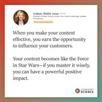 Quote by Colleen Jones in The Content Advantage