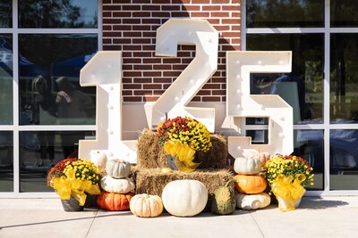 DCB 125th anniversary celebration display in Brownsville, Tennessee.