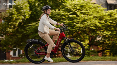 Velotric Discover 2 Ebike in Cherry Crimson