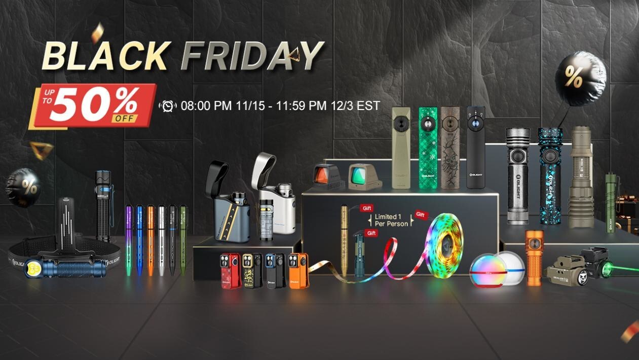 Olight dévoile une nouvelle lampe à pince et offre jusqu'à 50 % de réduction pour le Black Friday