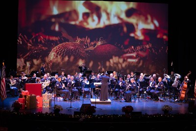 The Air Force Band of the Golden West Concert Band performs a special program celebrating holidays across America, with Lieutenant Colonel Cristina M. Moore Urrutia conducting.