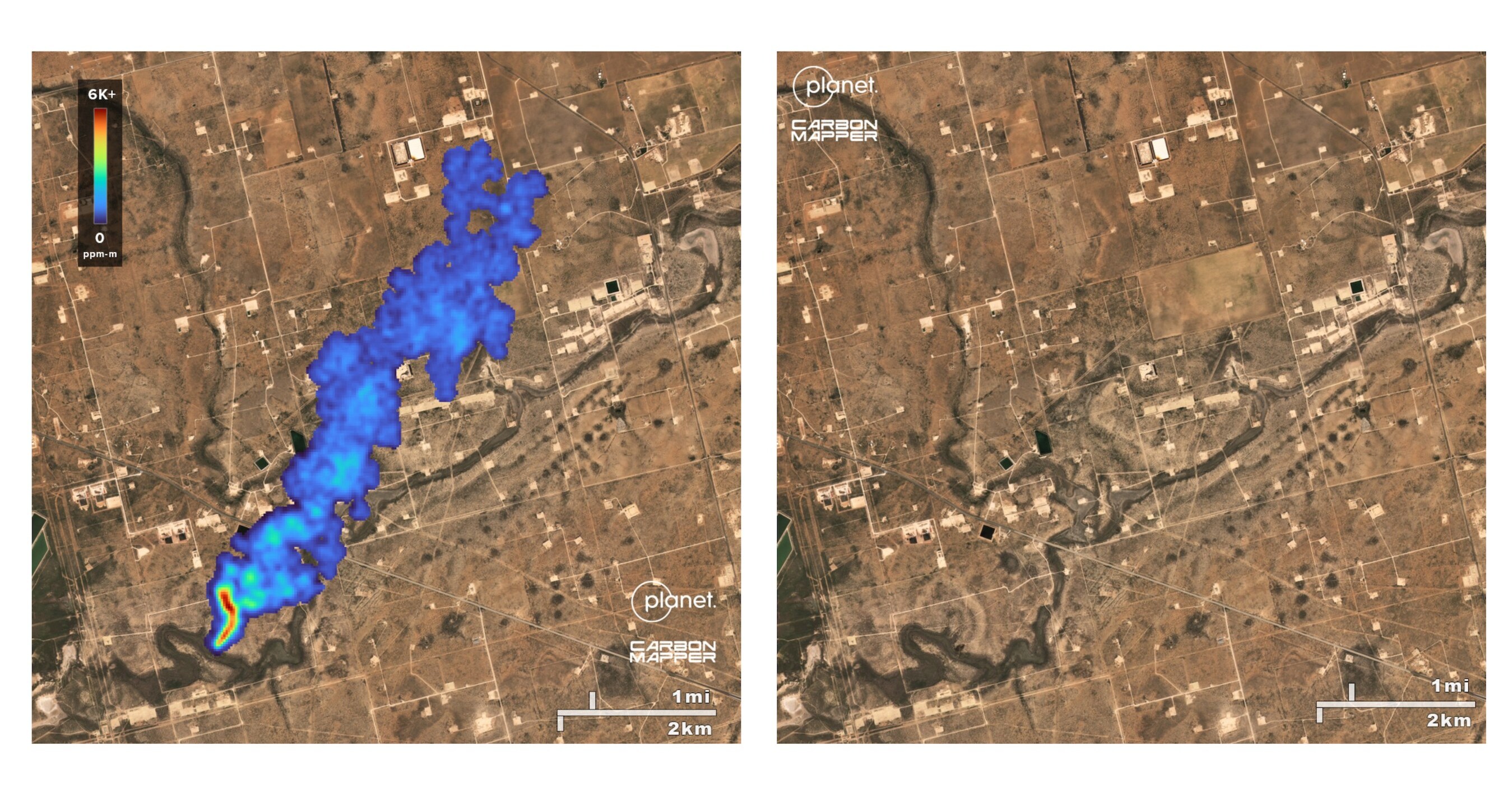 TRW Carbon Mapper Achieves First Tanager-1 Methane Mitigation Success