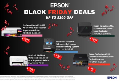 Epson makes thoughtful holiday gifting easy with seasonal deals on quality tech essentials.