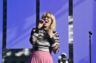 Natasha Bedingfield performs at Team Milk's inaugural Every Woman's Marathon.

Credit: MilkPEP