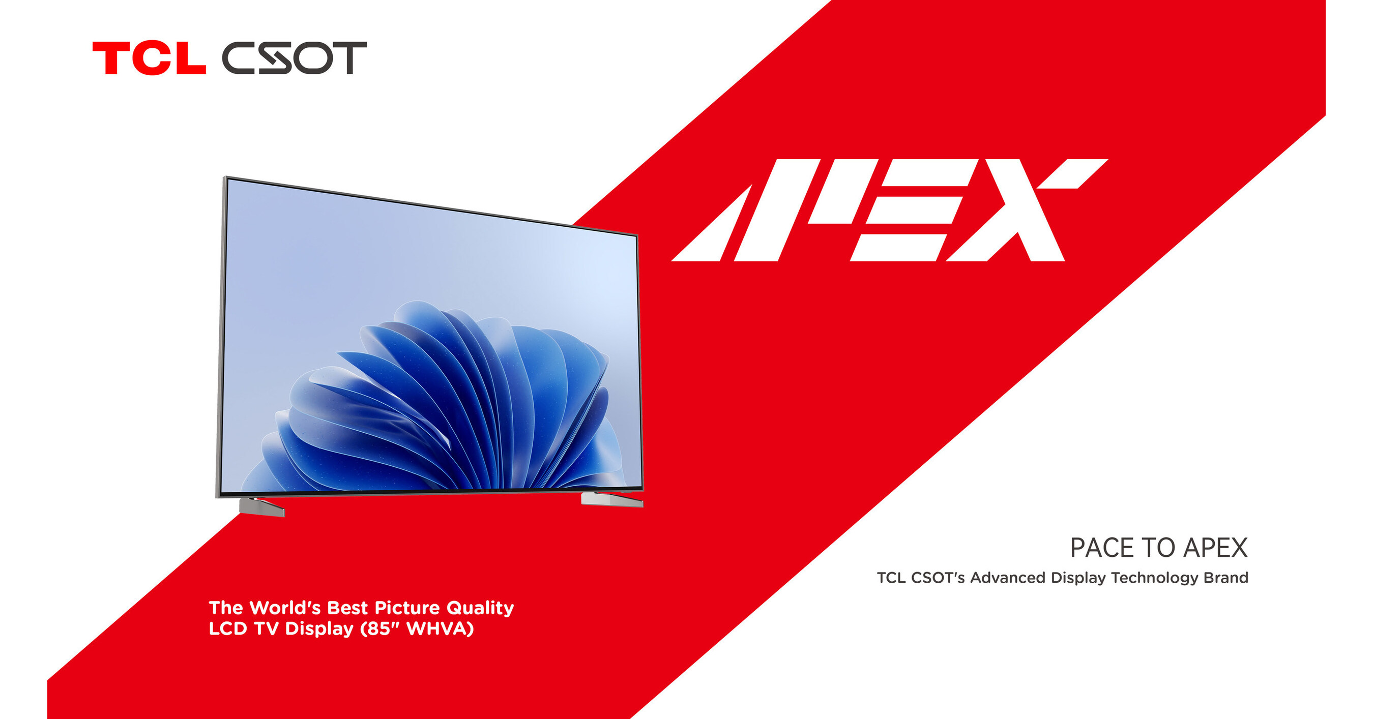 TCL CSOT Unveils APEX: An Advanced Display Technology Brand to Redefine ...
