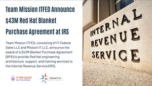 Mission IT and IT Federal Sales Awarded $43M Red Hat Blanket Purchase Agreement at Internal Revenue Service