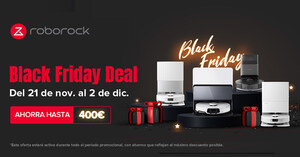 Roborock se une al Black Friday de Amazon con grandes descuentos en sus robots aspiradores