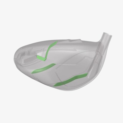 A custom-developed ribbing optimization process to maximize stiffness and minimize mass, enhancing the HiBore XL driver’s sound quality, MOI, and forgiveness —demonstrating the power of technology-driven innovation.