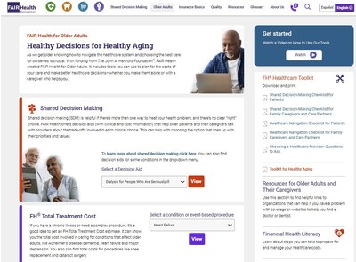 FAIR Health Consumer for Older Adults