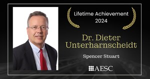 Dr. Dieter Unterharnscheidt Honored with AESC Lifetime Achievement Award