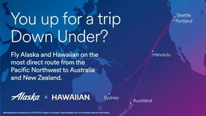 Fly Alaska and Hawaiian Airlines from the Pacific Northwest via Honolulu on the most direct routes to Australia and New Zealand