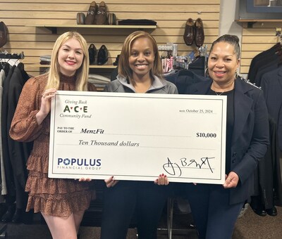 Populus Financial Group Supports MenzFit by Donating ,000