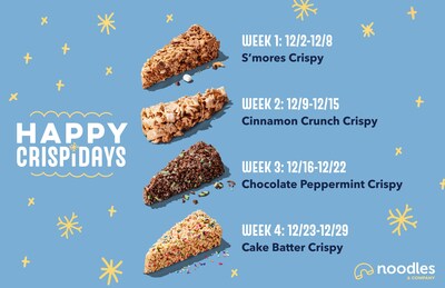 Noodles & Company unveils holiday-themed Crispy flavors in the return of the CrispiDays Celebration.