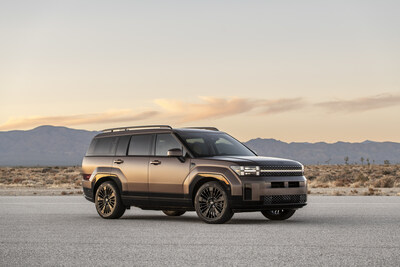 The Hyundai Santa Fe is photographed in California City, Calif. on Nov. 9, 2023.