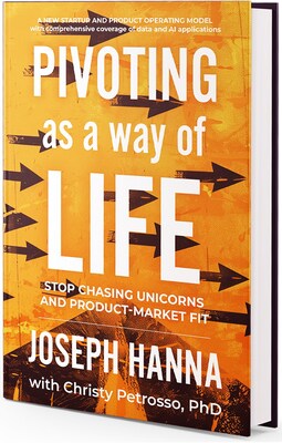 “Pivoting as a Way of Life: Stop Chasing Unicorns and Product-Market Fit.” This transformative work introduces the Pivoting Life Operating Model (PLOM), a framework set to revolutionize product management in today’s fast-paced, AI-driven business landscape.