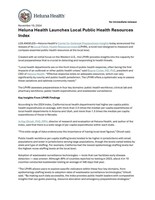 Heluna Health Launches Local Public Health Resources Index