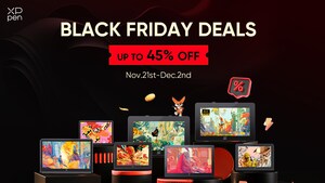 XPPen's Epic Black Friday Deals: Exceptional Saving on Drawing Tablets